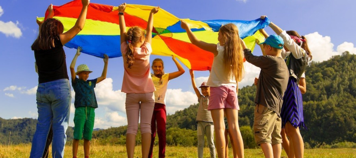 Raising Colorful Flags